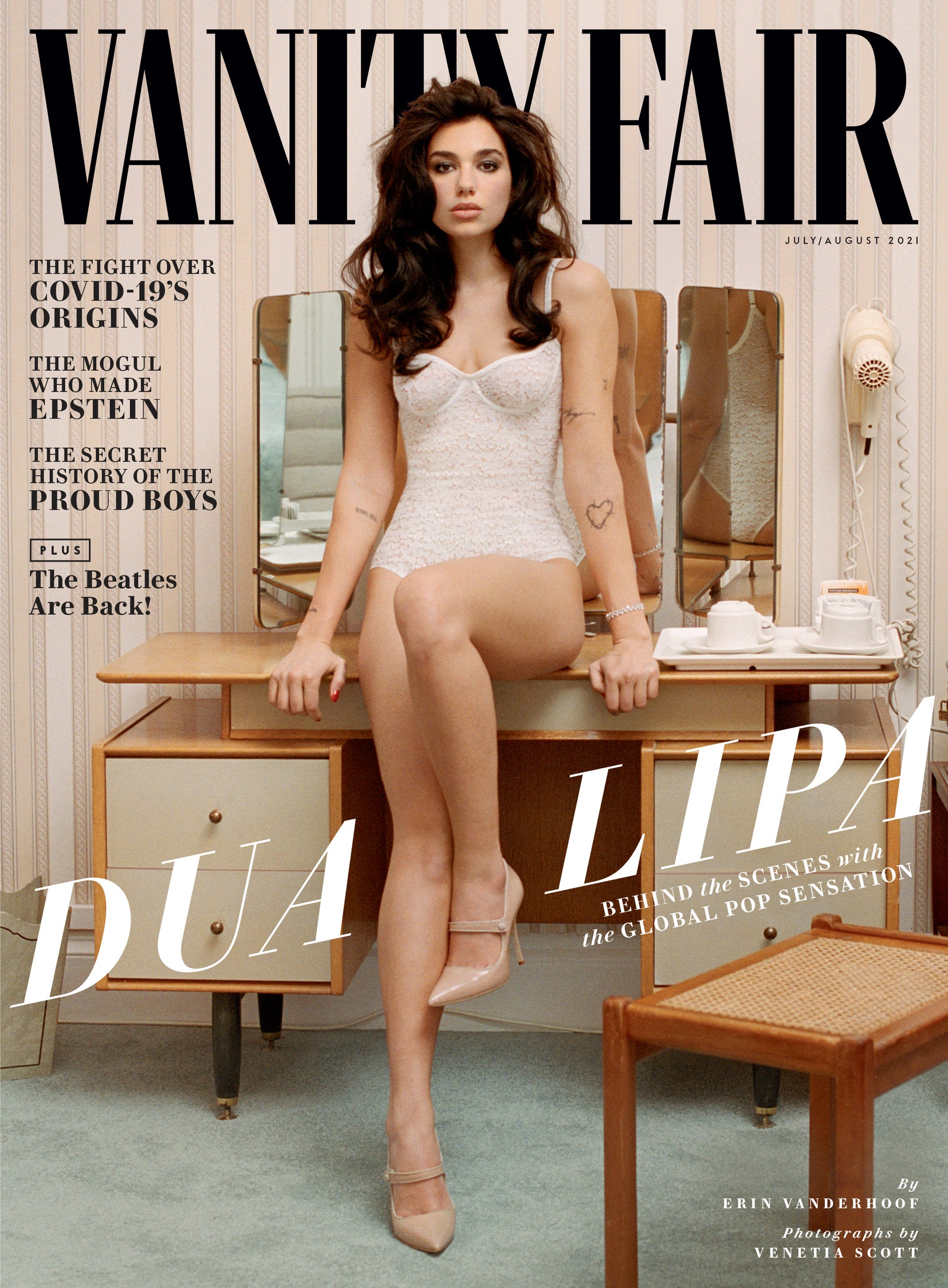 Dua Lipa lançará novo album e aparece na capa da Vanity Fair