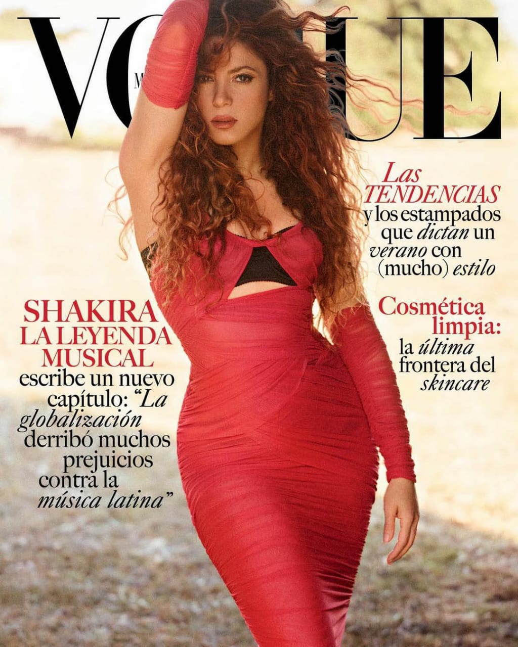 Shakira na capa da Vogue Mexico