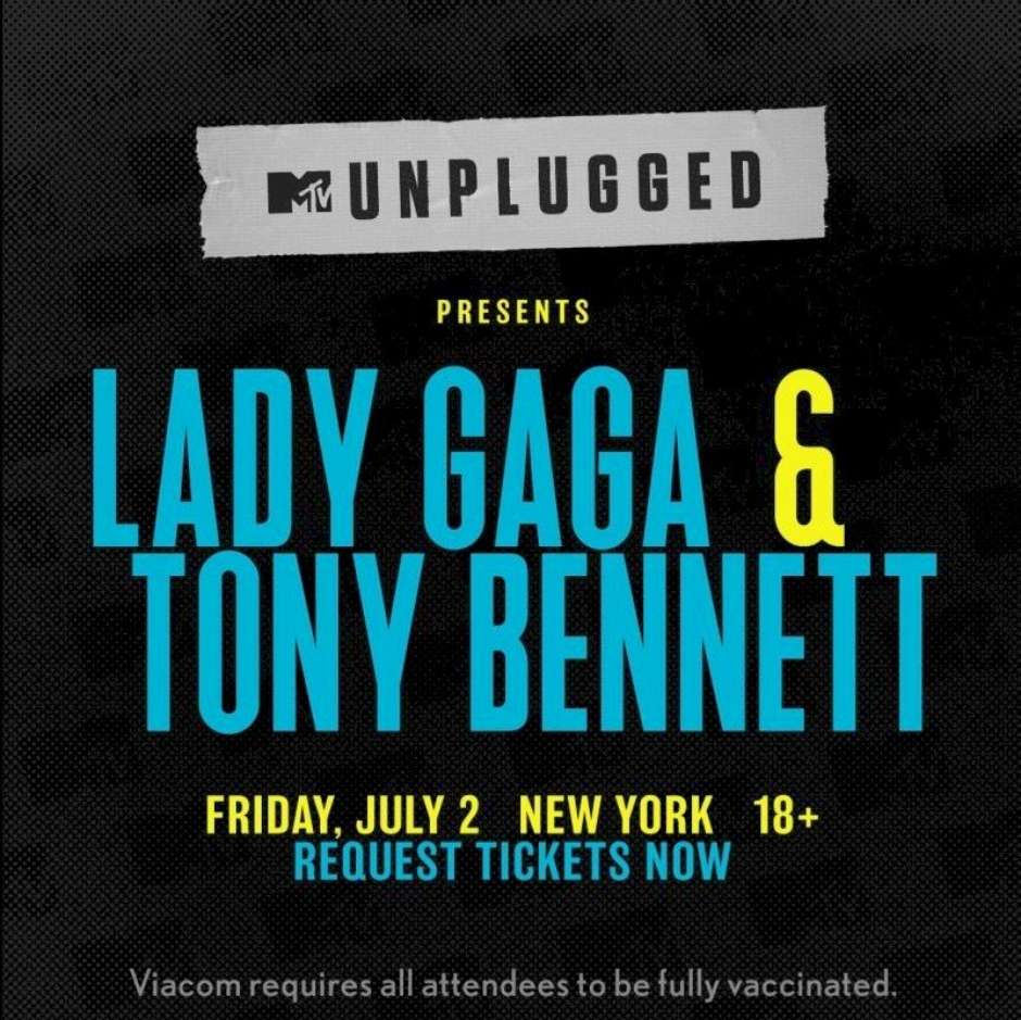 "Acústico MTV" reunirá Lady Gaga e Tonny Benett outra vez