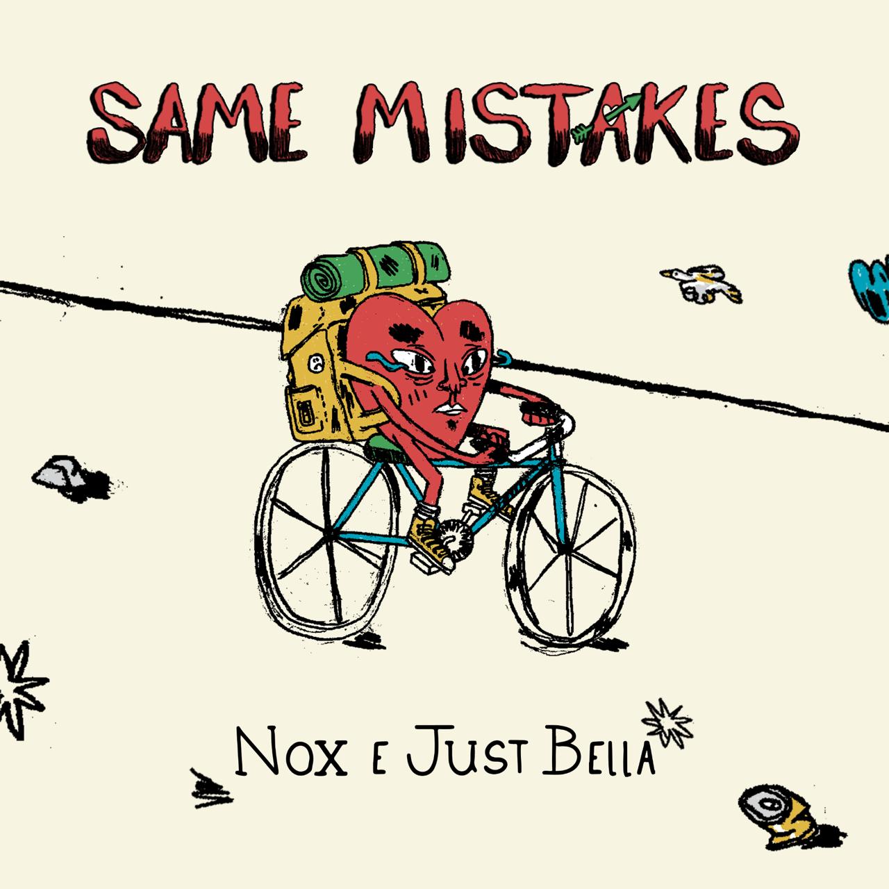 Capa de "Same Mistakes", single da Just Bella com Nox.