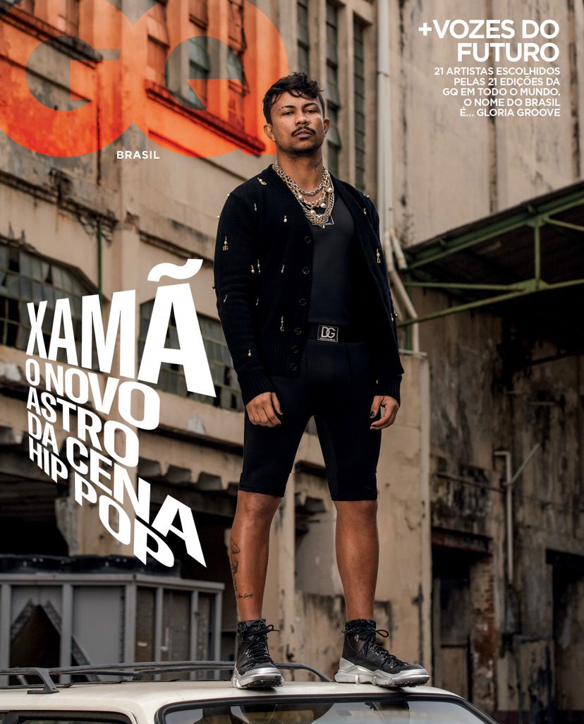 Capa da GQ Brasil, o rapper Xamã bate recordes no Spotify e na MTV