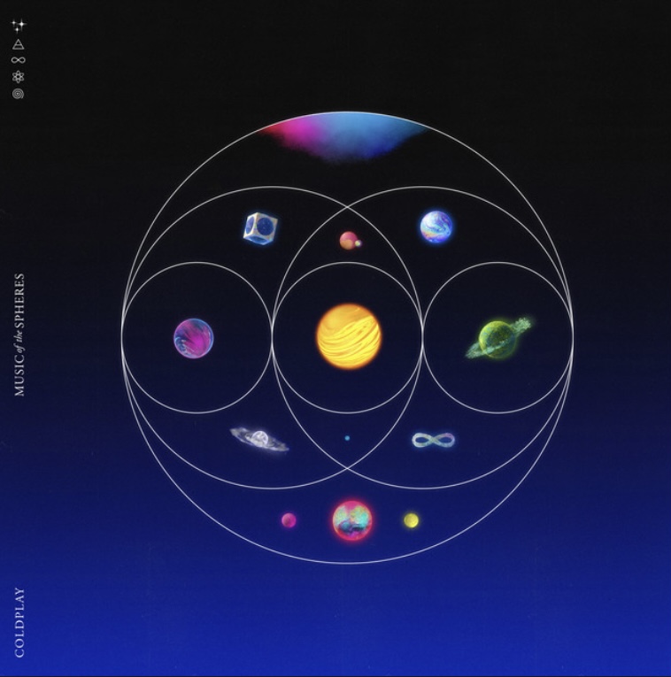 Capa do álbum “Music Of The Spheres”, do Coldplay 