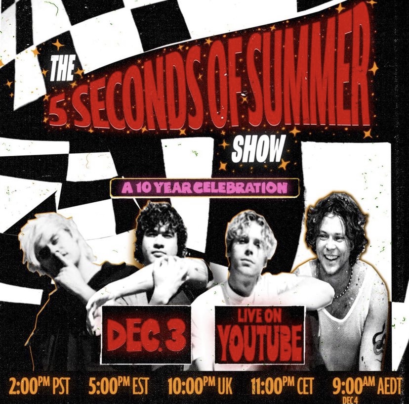 Poster do “The 5 Seconds Of Summer Show”