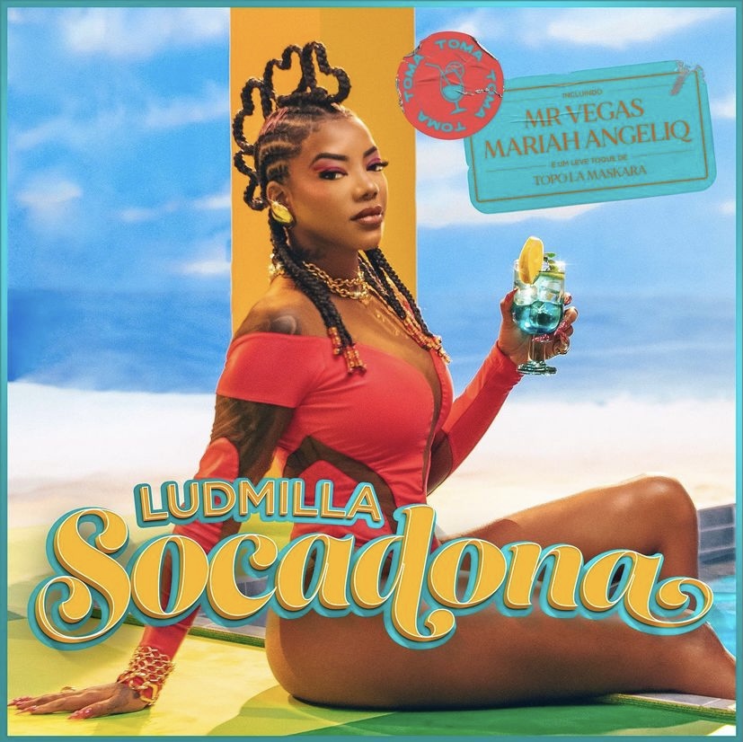 Ludmilla para a capa do single “Socadona”