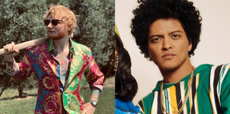 Ed Sheeran lança “Blow”: parceria com Bruno Mars e Chris Stapleton