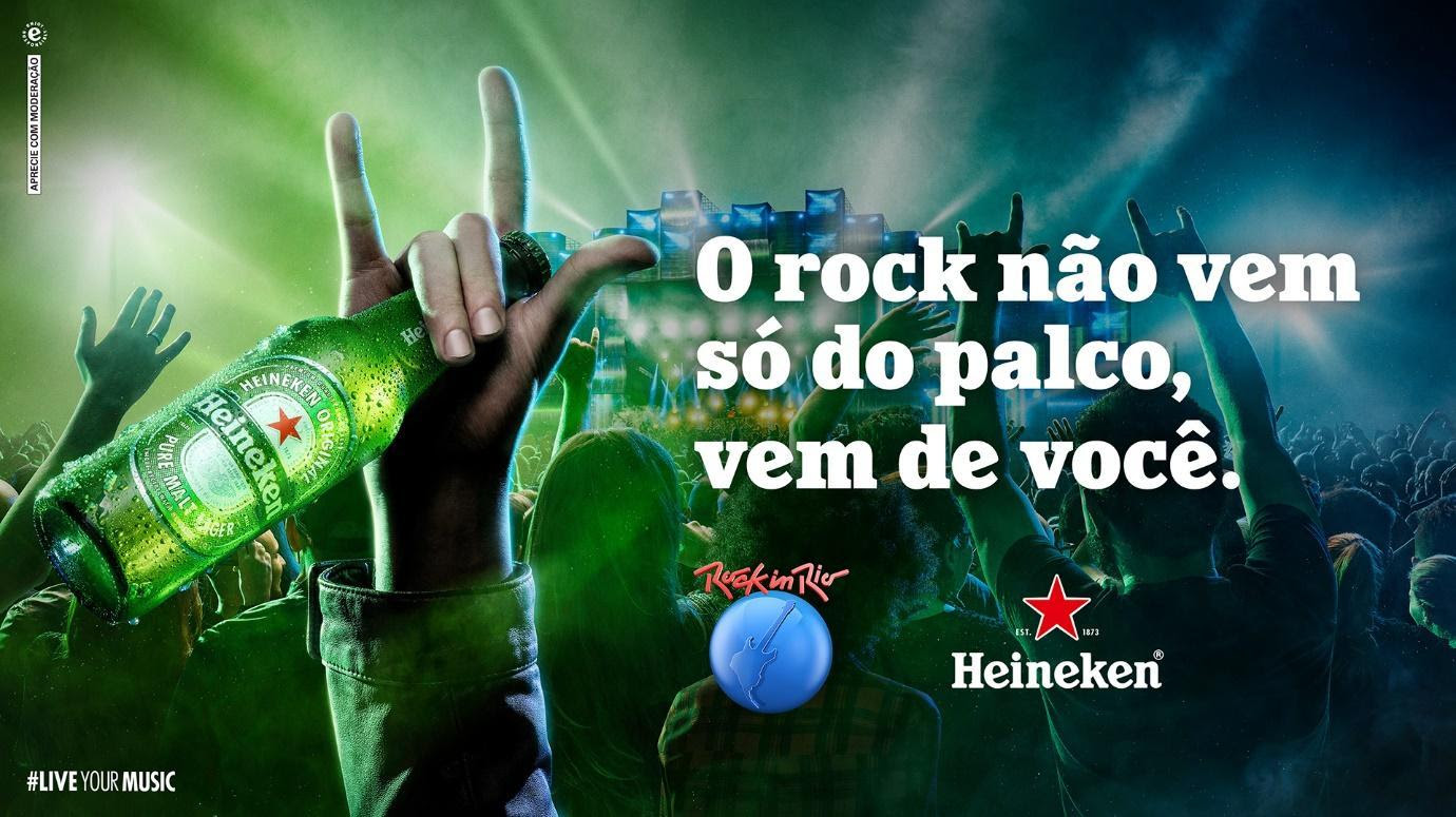 Rock in Rio 2019: Patrocinadora Heineken lança campanha oficial para o festival