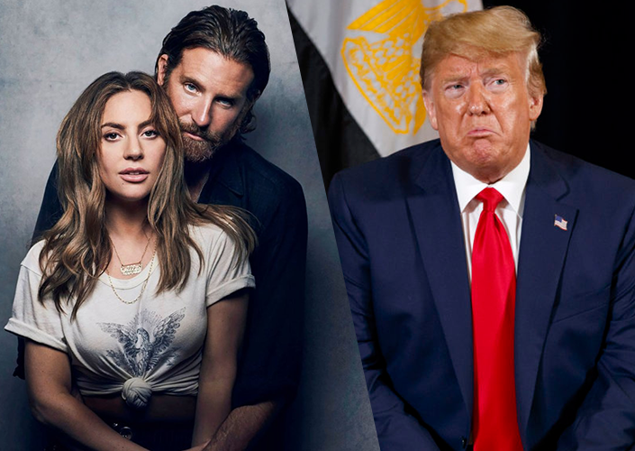 Durante discurso político Trump cita o filme “A Star is Born” de Lady Gaga e Bradley Cooper