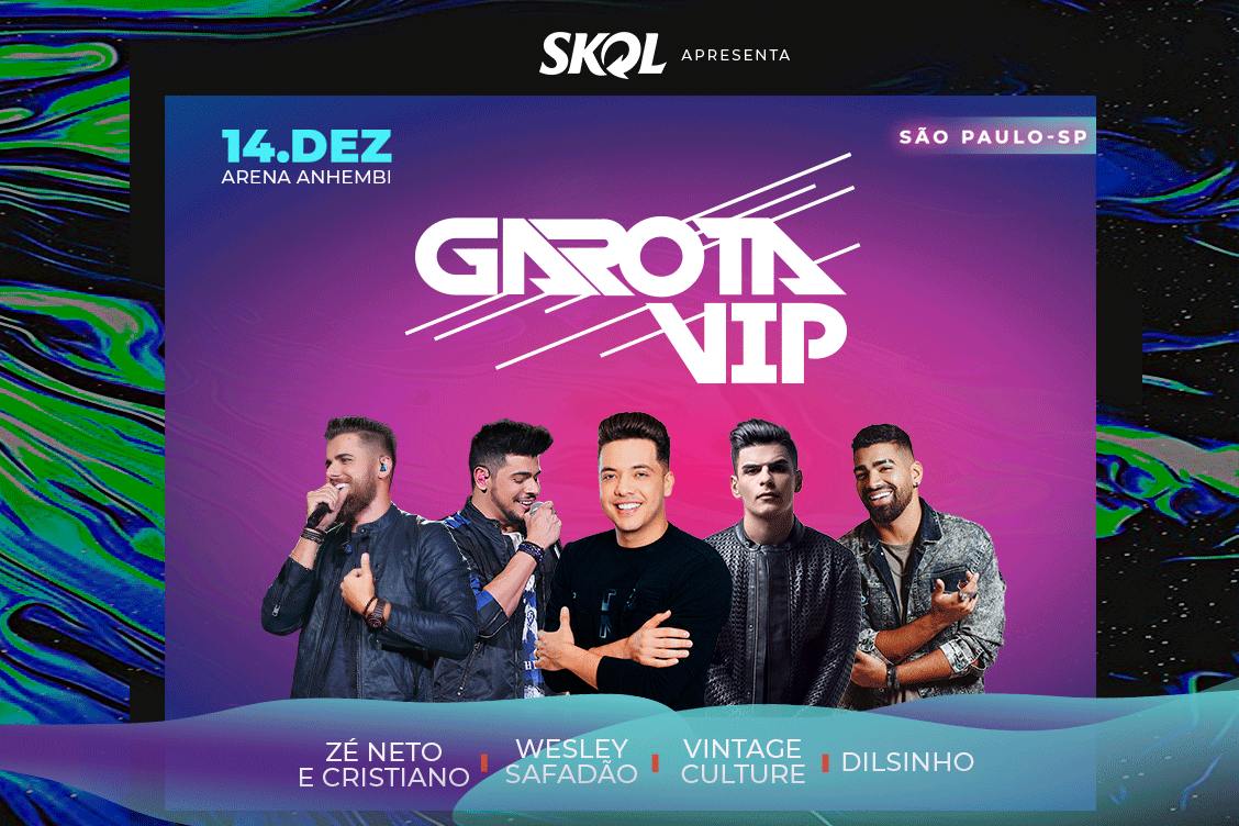 Wesley Safadão promete fechar o ano com um super “Garota Vip” em São Paulo. Confira!