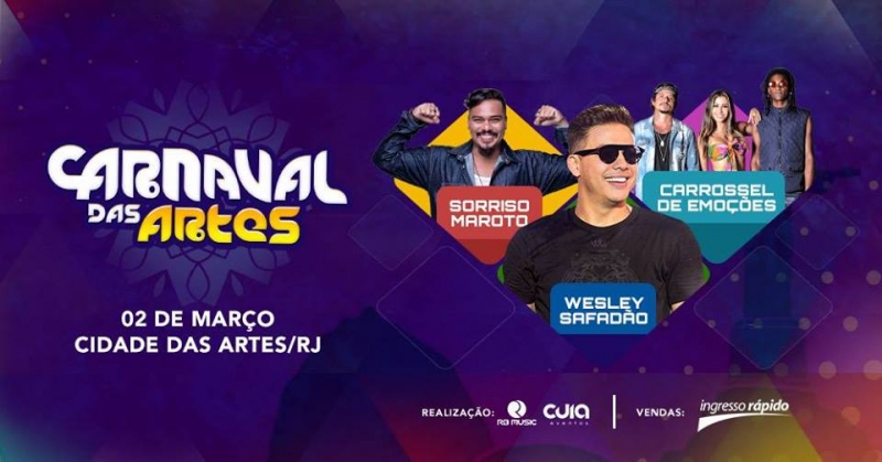 Carnaval das Artes reúne grandes artistas em sua 2ª edição no Rio de janeiro