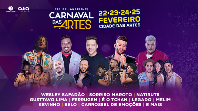 Artistas preparam repertório animado para o Carnaval das Artes. Confira!