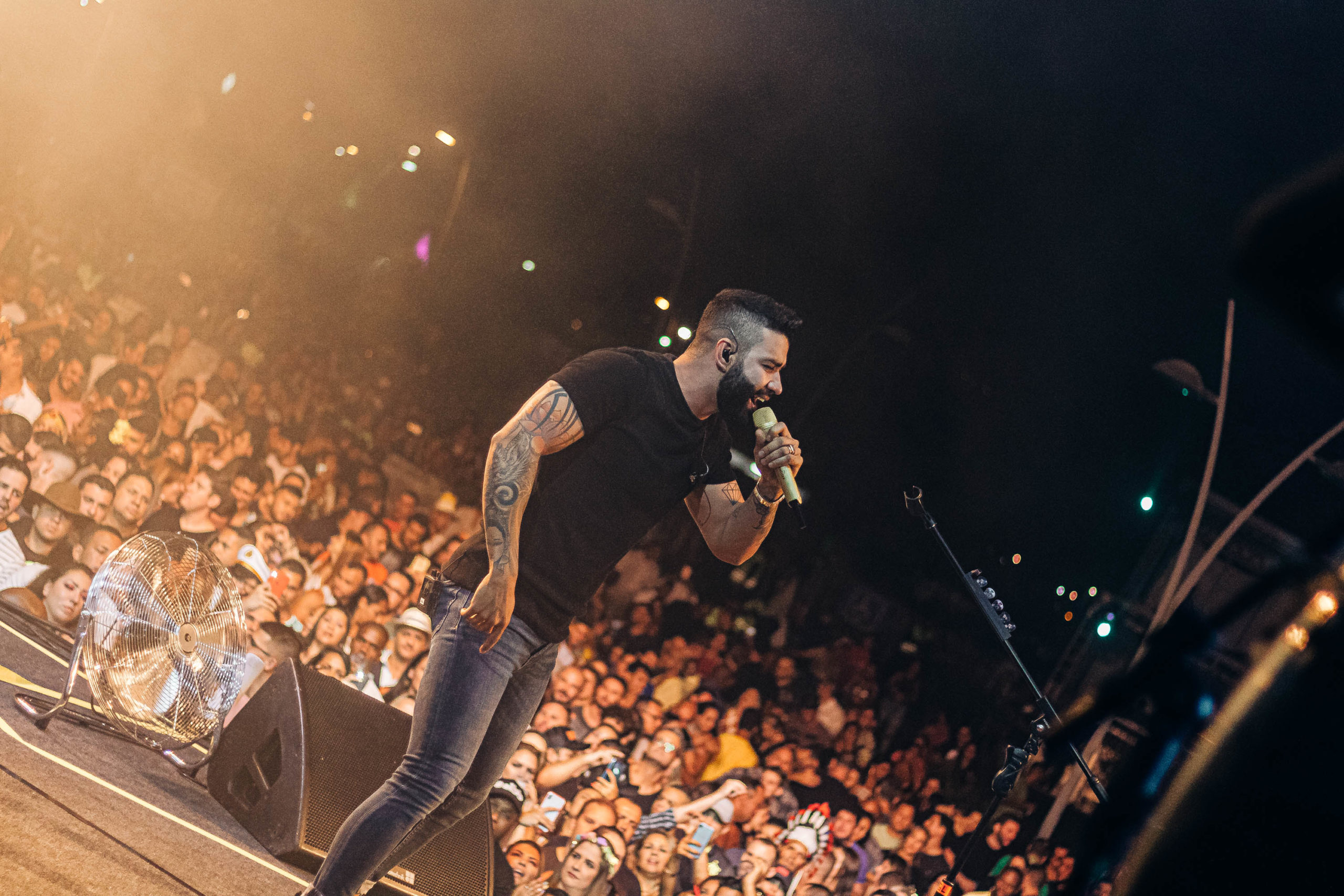 Gusttavo Lima canta com fãs na segunda noite do “Carnaval das Artes”. Confira!