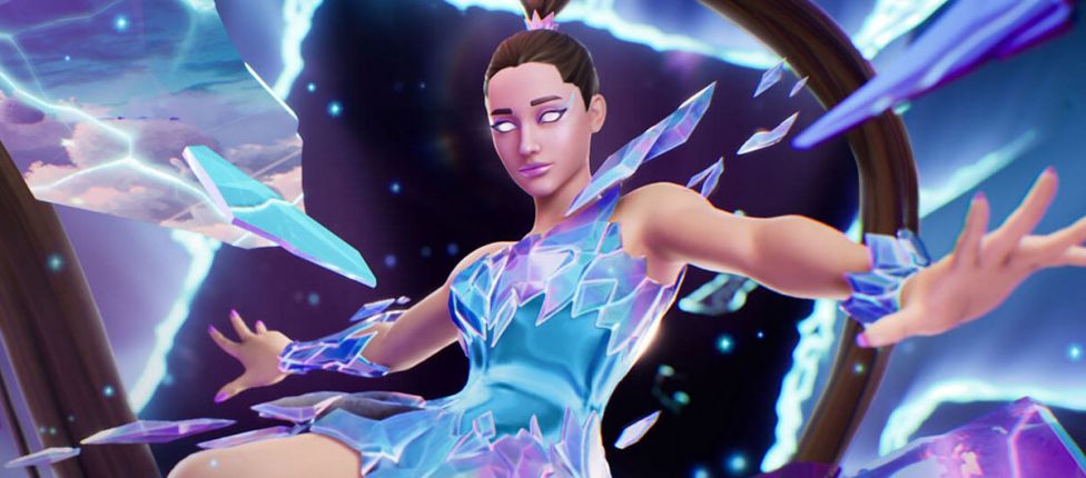 Skin da Ariana Frande no jogo Fortnite