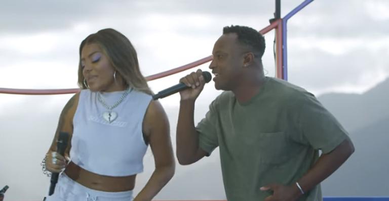 Thiaguinho e Ludmilla no clipe de "Amor Difícil"