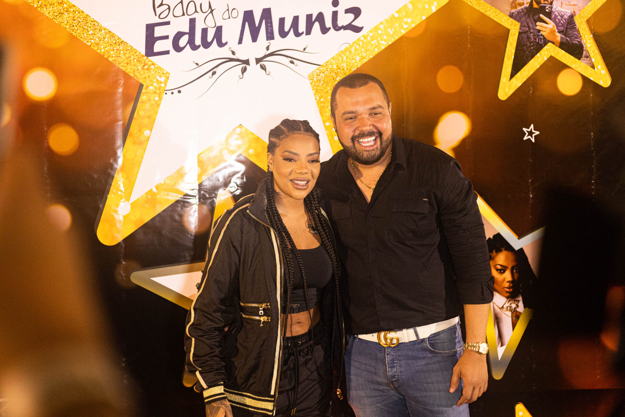 Ludmilla, Mumuzinho e Matheus & Kauan agitam festa luxuosa de Edu Muniz