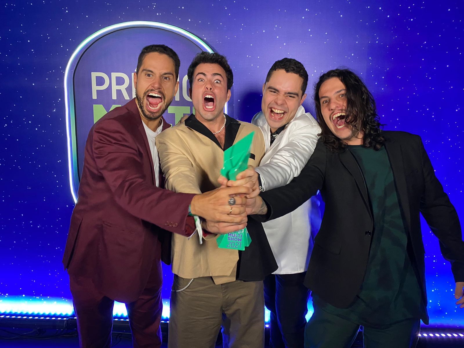 Banda Lagum ganha categoria no Prêmio Multishow.