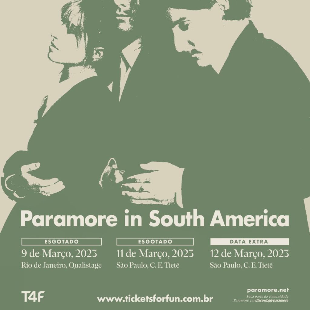 Paramore anuncia segunda apresentação em São Paulo » UPdatePOP