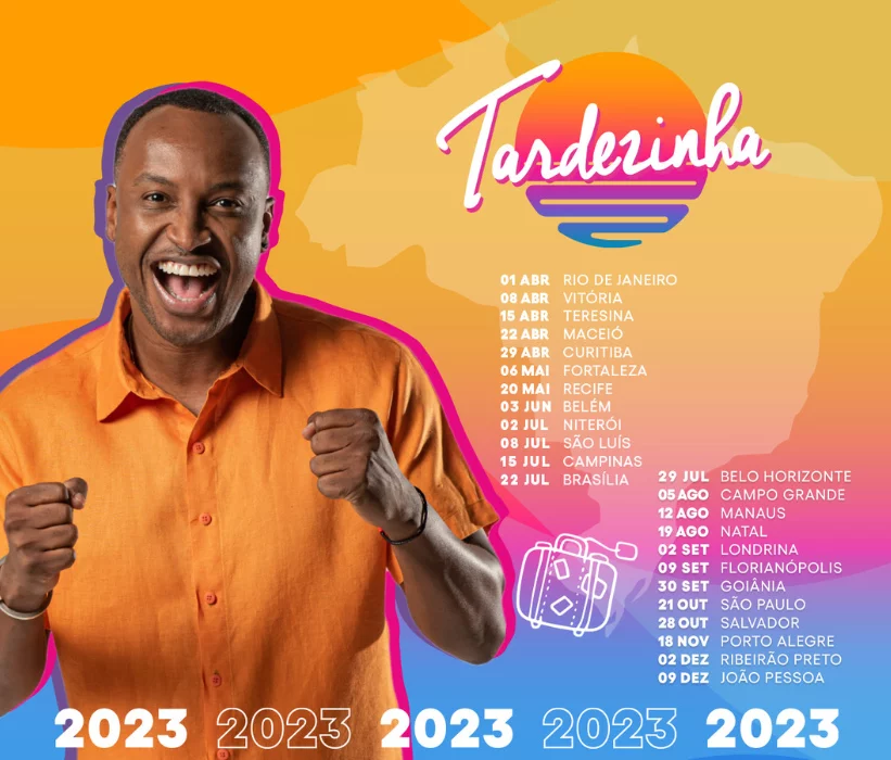 Thiaguinho anuncia datas da turnê “Tardezinha” no Brasil, Portugal e