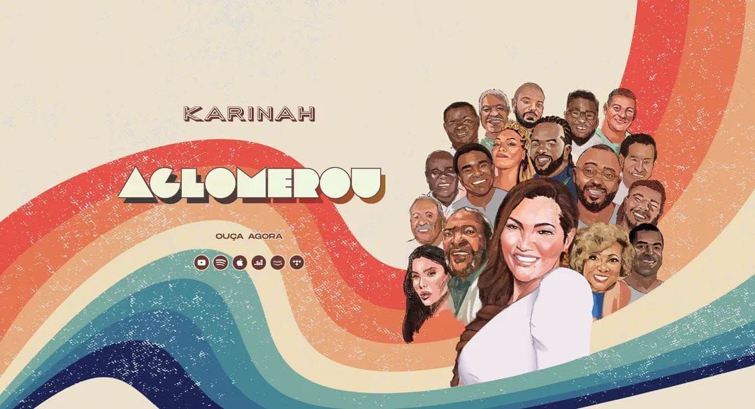 Karinah festeja os reencontros da vida em novo álbum “Aglomerou”