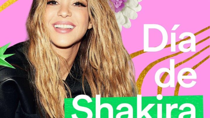 Shakira atinge novo marco no Spotify e plataforma promove o Dia de Shakira